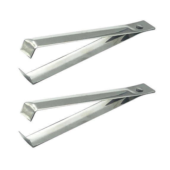 2 Pack Professional Garlic Skin Remover and Extractor Fish Bone Tweezers Time Saving Accessories for Cooking Enthusiasts