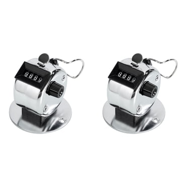 6 Piece Electronic Counter Set - Metal Tally & Digital Finger Counters