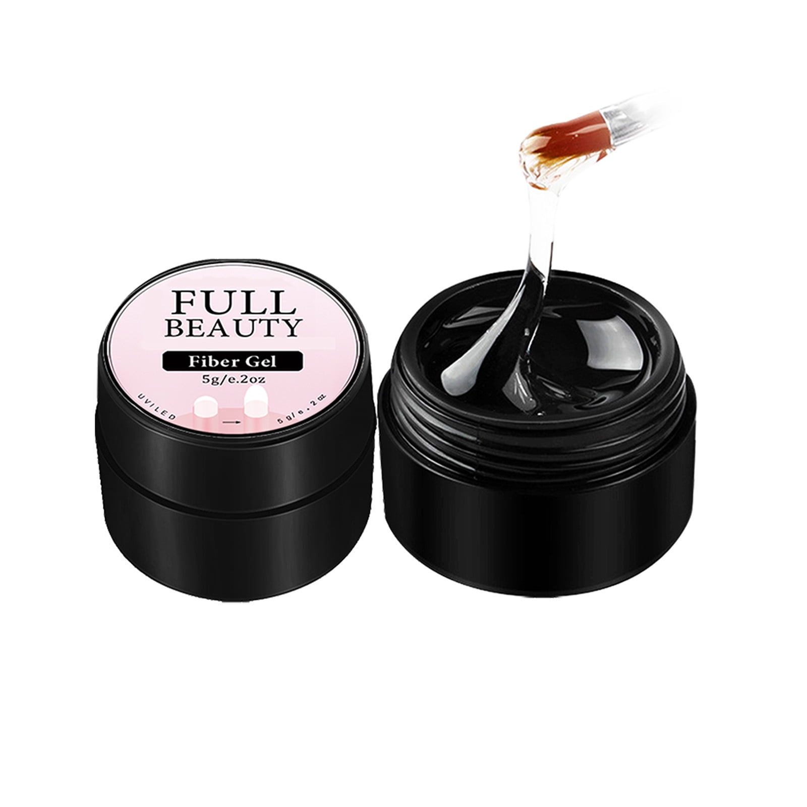 2 PCS Cracked Nail Repair Gle, 5 ML Fiber Extension Glue, Nail Damage