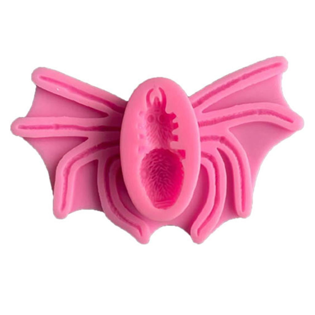 2 PCS Creative 3D Snake Spider Shaped Silicone Molds Reptile Animal ...