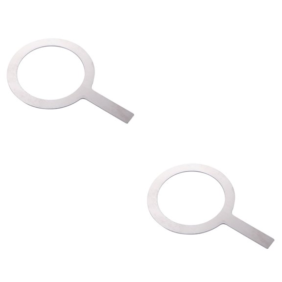 RENACLIPY Coophya Milk Tea Ring Grey Stainless Steel for Kitchen Use 2Pcs