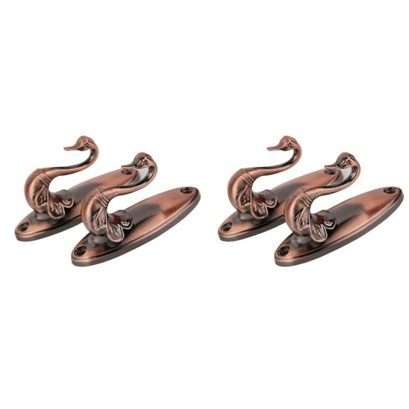 2 PCS Curtain Tieback Hooks Holdbacks Nautical Towel White Hangers