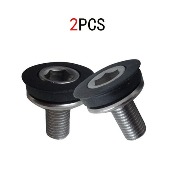 2 PCS Cycle Bike Bicycle Bottom Bracket Axle Allen Key Crank Arm Bolts M8 Screw