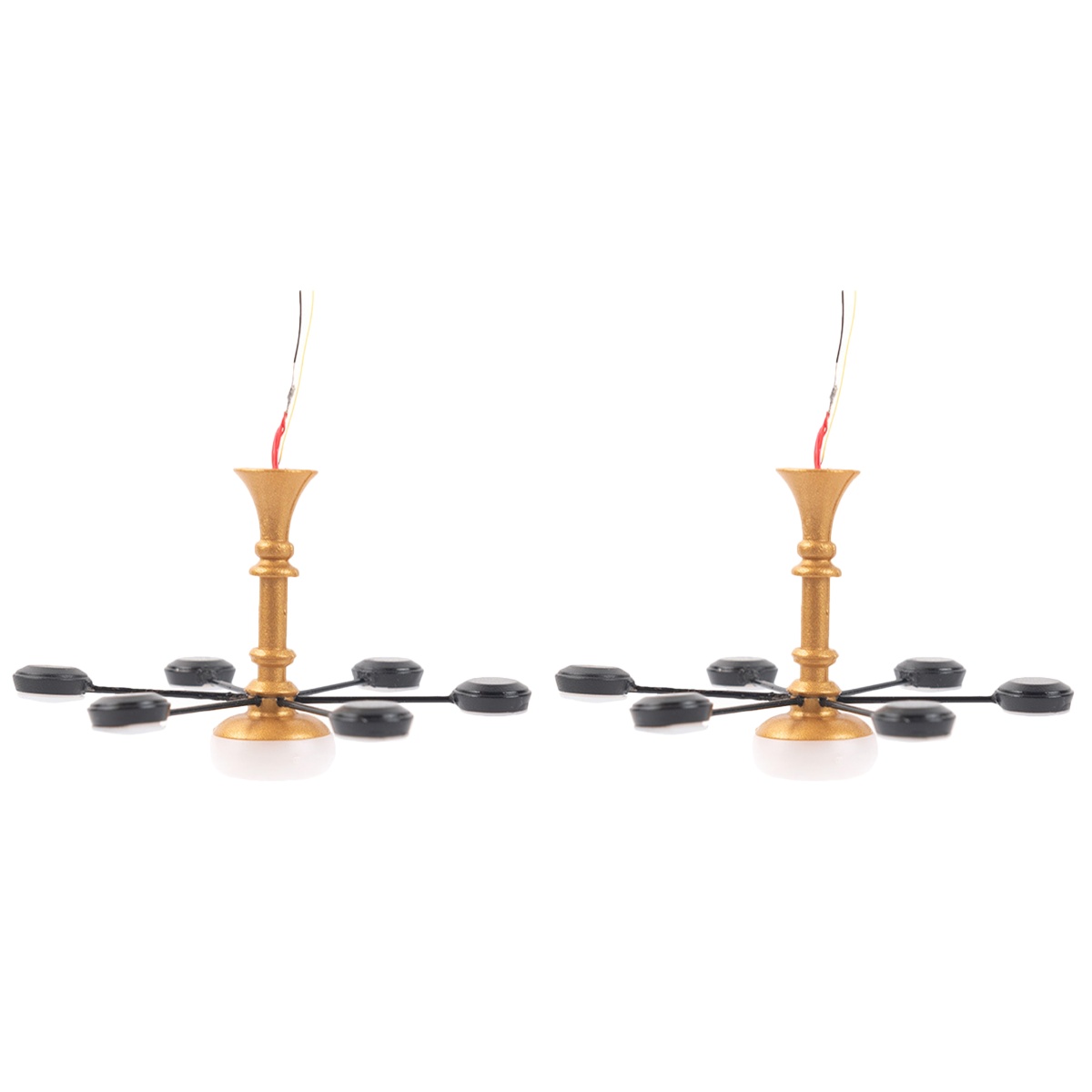 2 PCS Decor Interior Photo Prop Home Decoration Miniature Doll