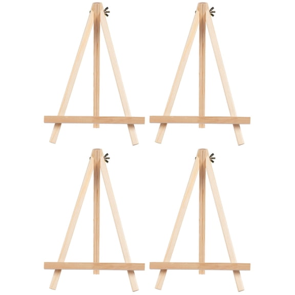 KALLORY  Wooden Sketch Easel for Small Art Projects and Advertisements 4Pcs