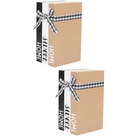 2 PCS Decorative Books for Home Fake Photography Props Bookshelf Decoration