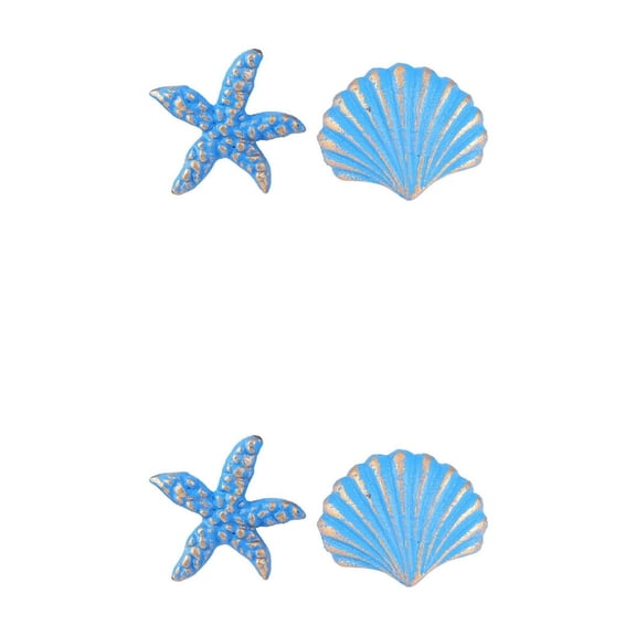 2 PCS Design Wall Hook Marine Cast Iron Handle Child