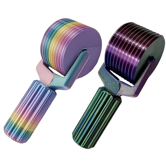 2 PCS Diamond Art Roller Tools, Diamond Painting Roller, 3D Printed Roller Tool with Easy-Grip Handle, Non-Stick Design for Craft Lovers and Beginners