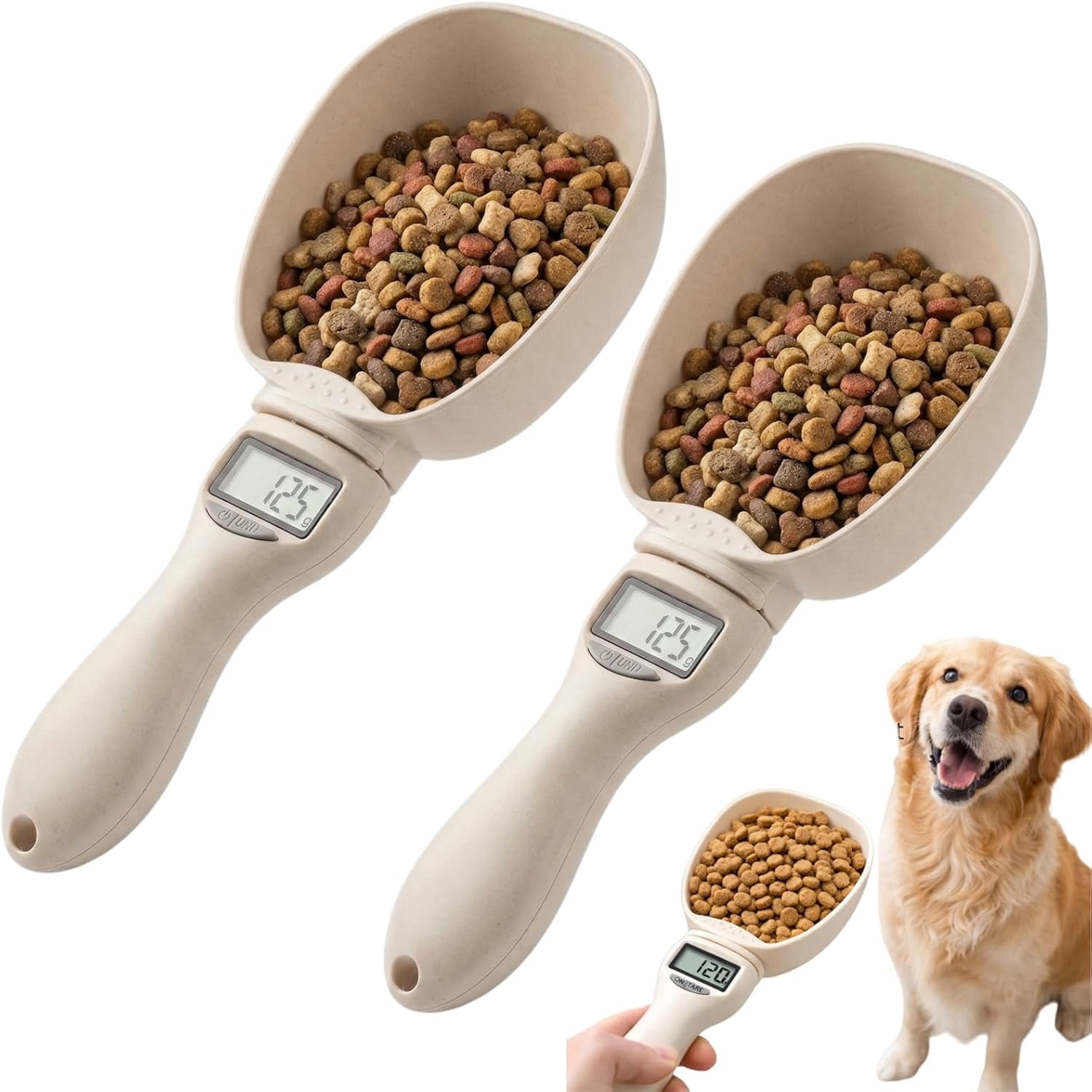 2 PCS Digital Measuring Spoon Scale, 800g / 0.1g High Precision ...