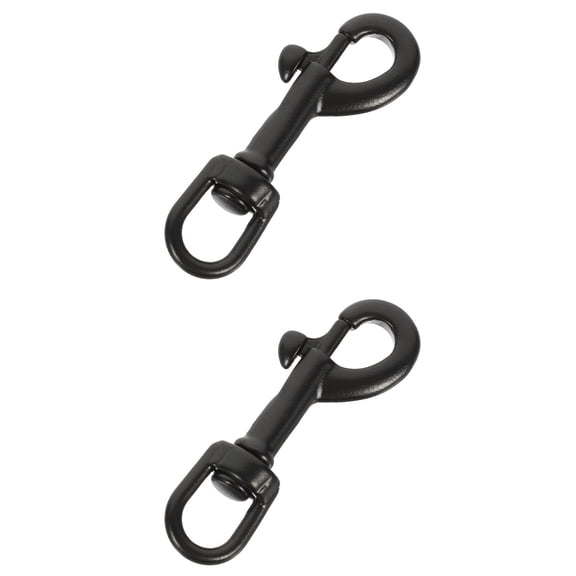 2 PCS Diving Hook Treble Lifting Stainless Flag Heavy Duty Hooks Black