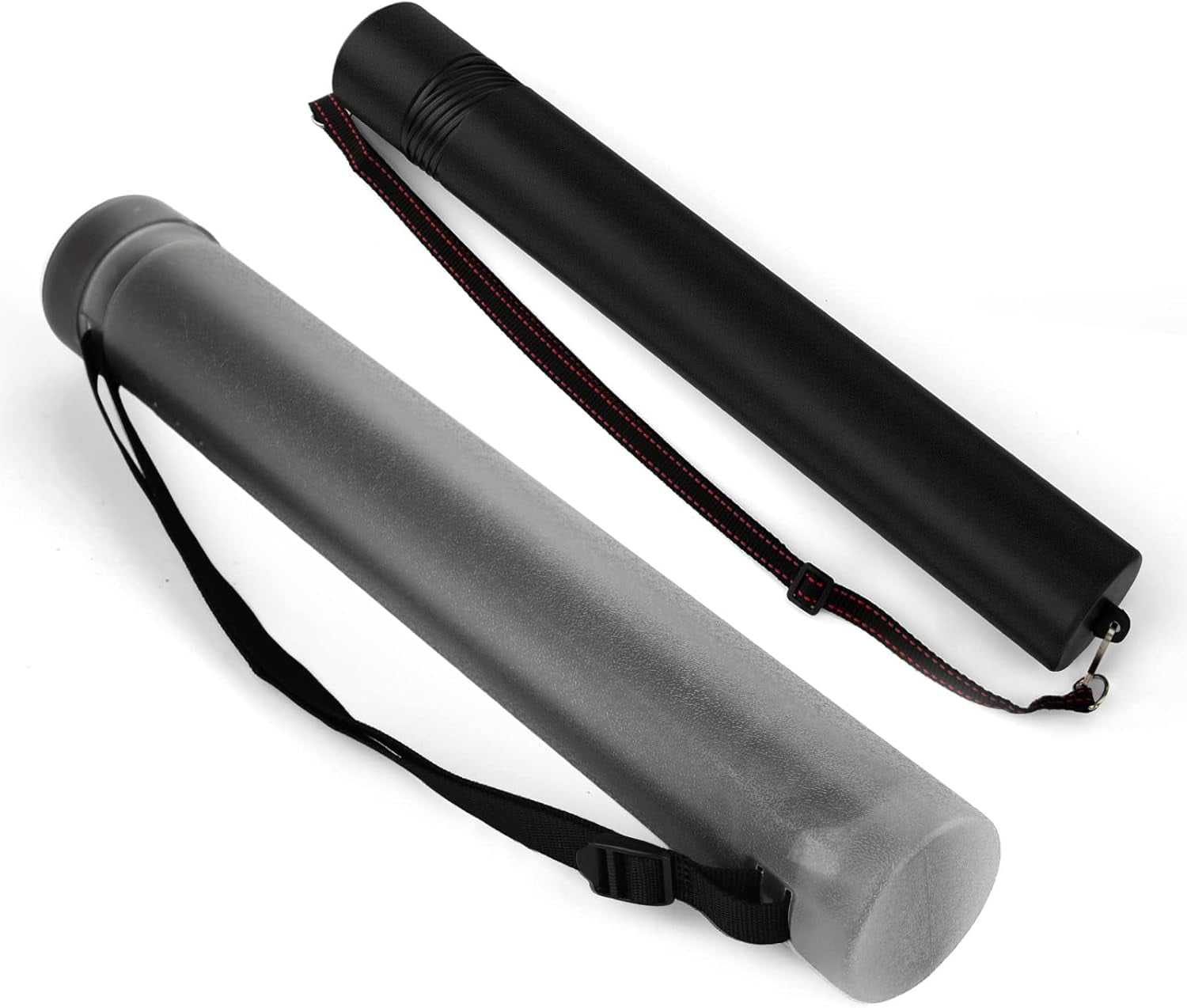 2 PCS Document Tubes, Plastic Poster/Art Storage Tube, Adjustable ...