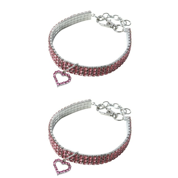 2 PCS Dog Chain Necklace Beagle Attractive Pet Collar Puppy