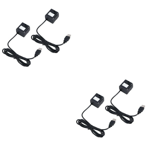 2 PCS Dog Crate Water Bowl No Spill Pump USB Pet Fountain Automatic Drinking