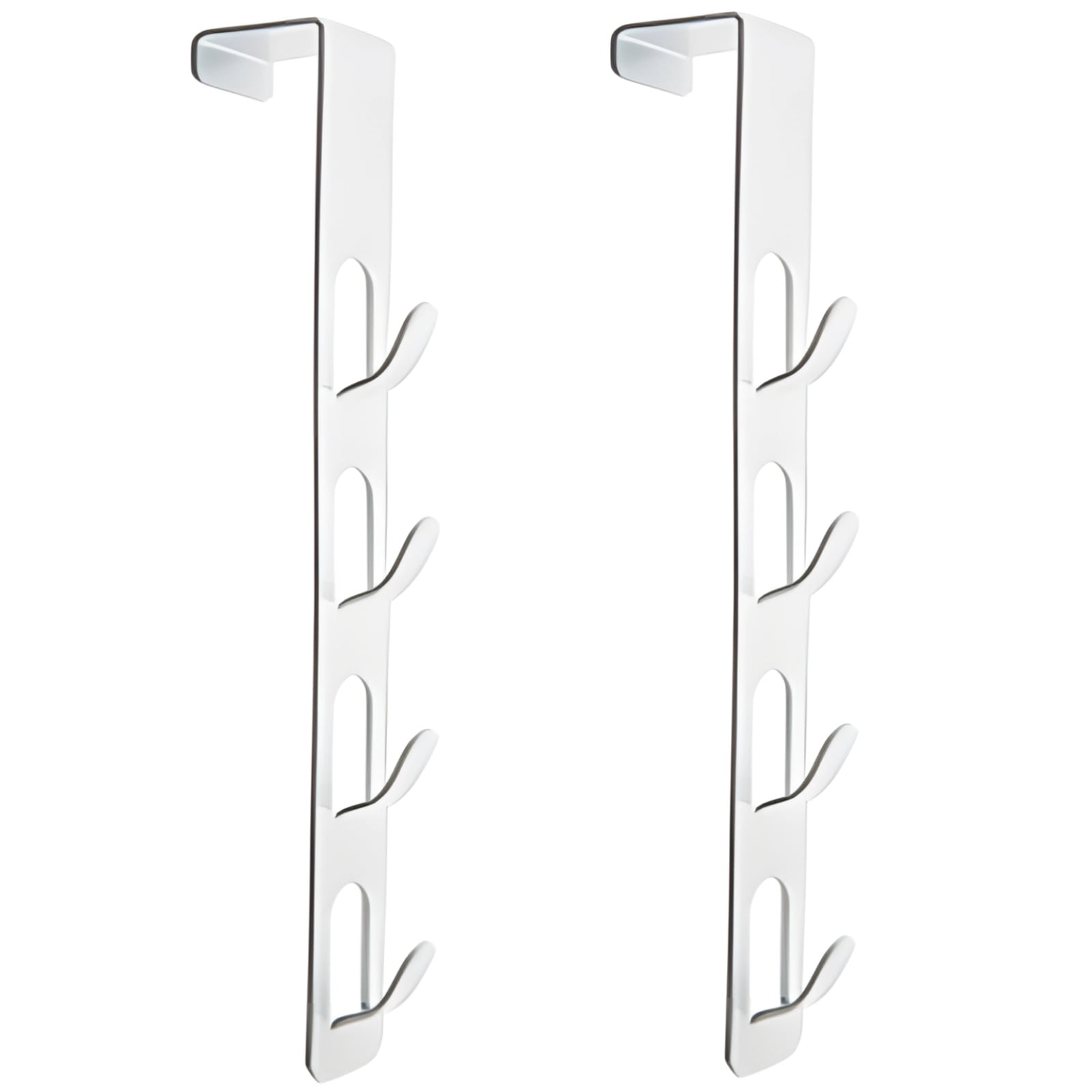 2 PCS Over the Door Coat Rack, Door Hanging Rack for 4 Hats, No ...