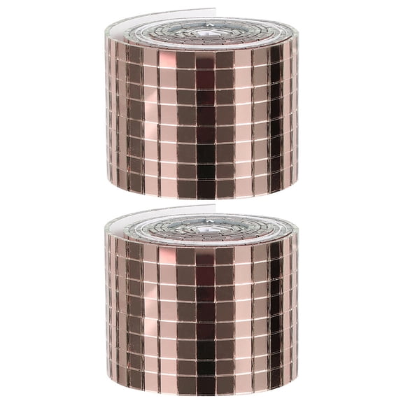 BESTYASH Golden Fiberglass Adhesive Tiles Strong and Durable for Wall Decoration