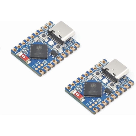 2 PCS ESP32-S3 Mini Development Board with 2.4GHz Wi-Fi,Bluetooth 5 Support,Based on ESP32-S3FH4R2 Dual-Core Processor,240MHz Running Frequency, USB Type-C Port price history and forecast - NOBRAND