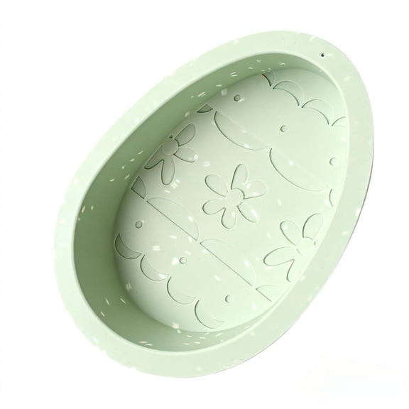 2 PCS Egg Cake Pans, Silicone Egg Chocolate Mold, Cute Easter Egg Mold, Extra Large Crushable Chocolate Mold, Easter Egg Shaped, Suitable for Easter Decorations, Parties, Cakes and Desserts Baking