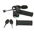 2 PCS Electric Bike Throttle Grip Kit Speed Control Grip with 4