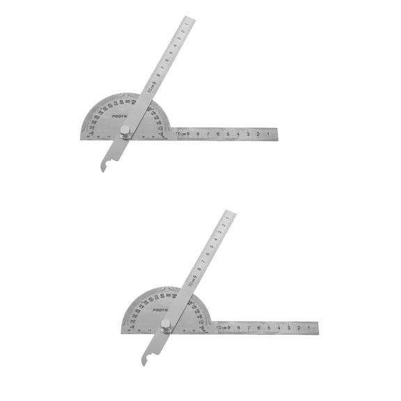 2 PCS Electrician Tools Angle Protractor Swing Arm