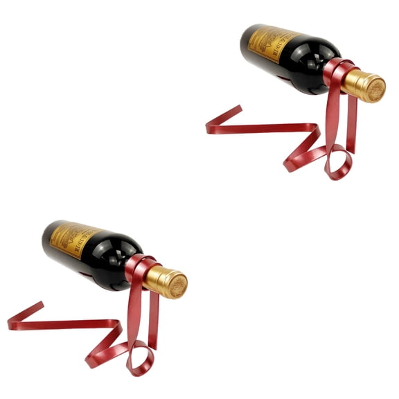 2 PCS Exquisite Wine Holder Ribbon Wine Holder Red