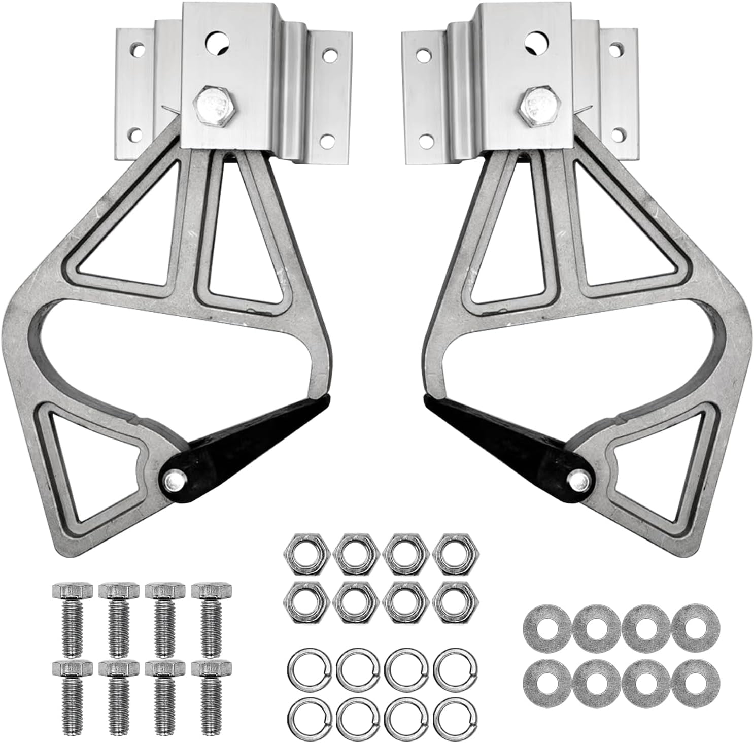 2 PCS Extension Ladder Locks Aluminum Alloy Rung Ladder Lock Kit for