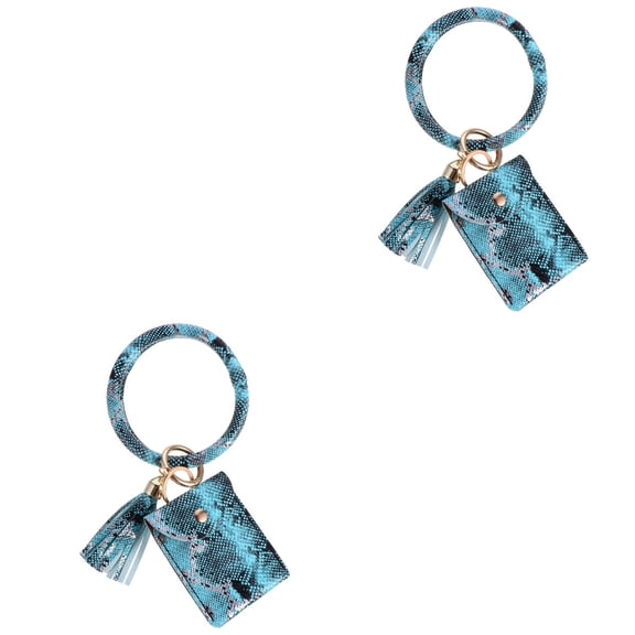 2 PCS Fashion Change Bag Multipurpose Key Chain Lanyard Wallet