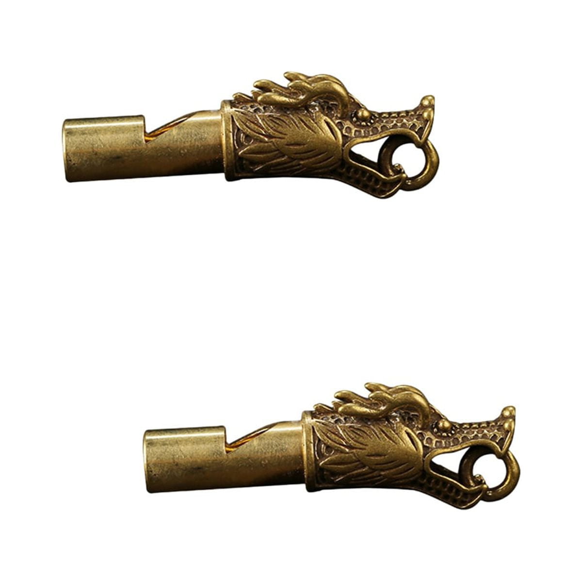 2 PCS Faucet Whistle Animal Key Fob Whistles Outdoor Survival on Foot