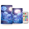 thumbnail image 1 of 2 PCS Flameless Candles with Remote Timer LED Battery Operated Flickering Candle Light for Wedding Table Home Decoration Gifts Glowing Flowers, 1 of 7
