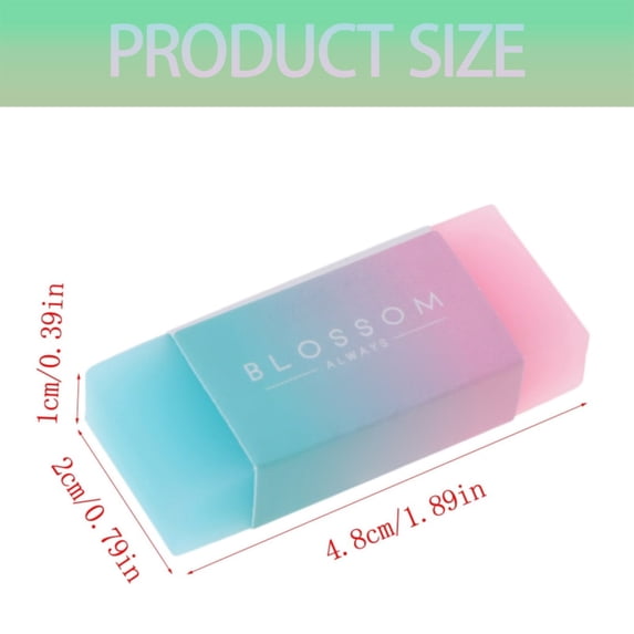 2 PCS Flexible Rubber Erasers