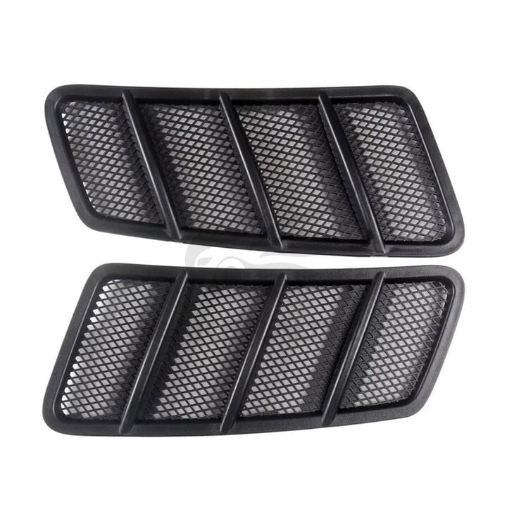 Hood Air Vent Grill for 2012 2013 2014 2015 Mercedes W166 GL & ML350 2 PCS Front Left & Right