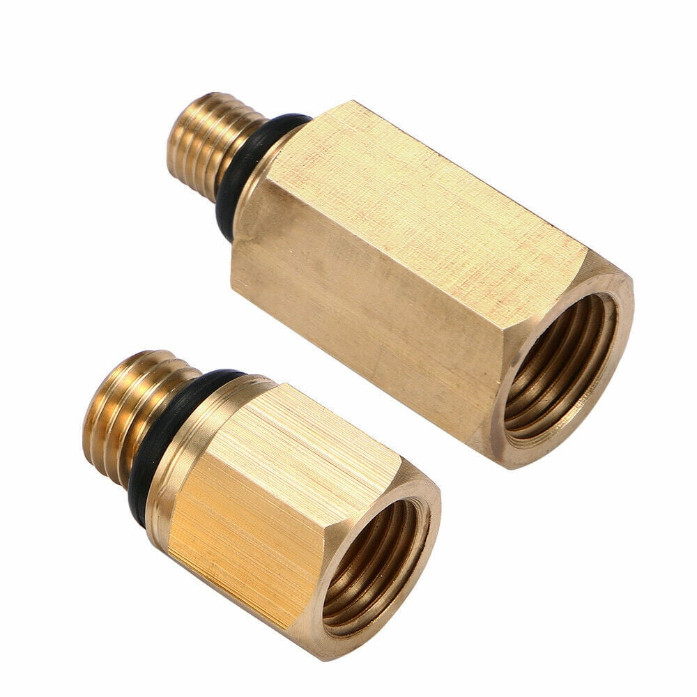 2 PCS Fuel Rail Screw Air Leak Test Tool Kit for Replacement Ford 6.0L