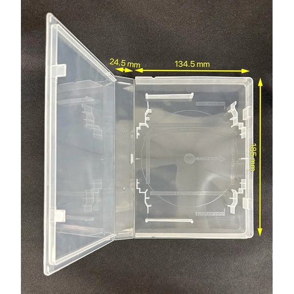 2 PCS Game Storage Display Acrylic Protector Case Compatible with N64 Game Holder & SNES Game Holder