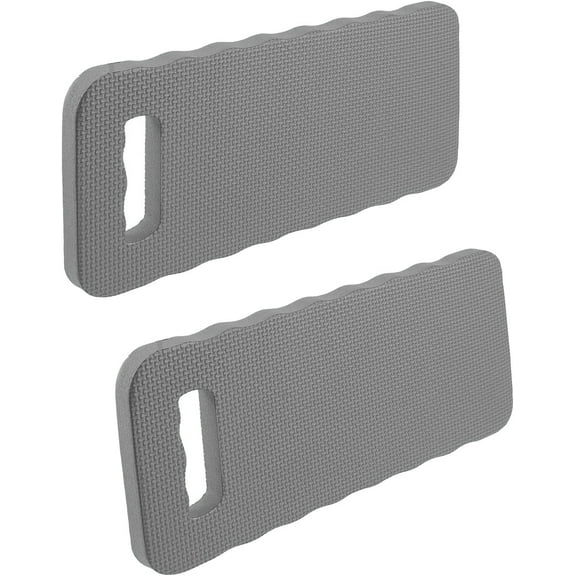2 PCS Garden Kneeling Pad,Knee Mat Waterproof Foam Knee Pads for Gardening,Cleaning,Baby Bath,Yoga,Praying and Exercise 15.745'' x 7.09'' x 0.79'' Grey