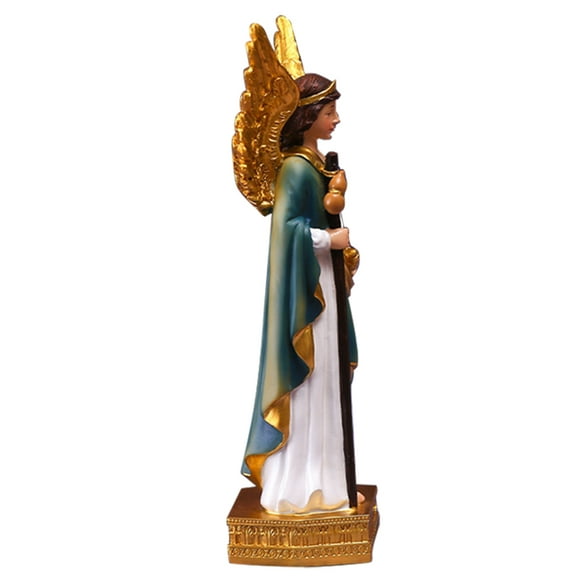 Set of 2 God Statue Ornaments - Decorative Spiritual Sculpture Figurines for Home and Office