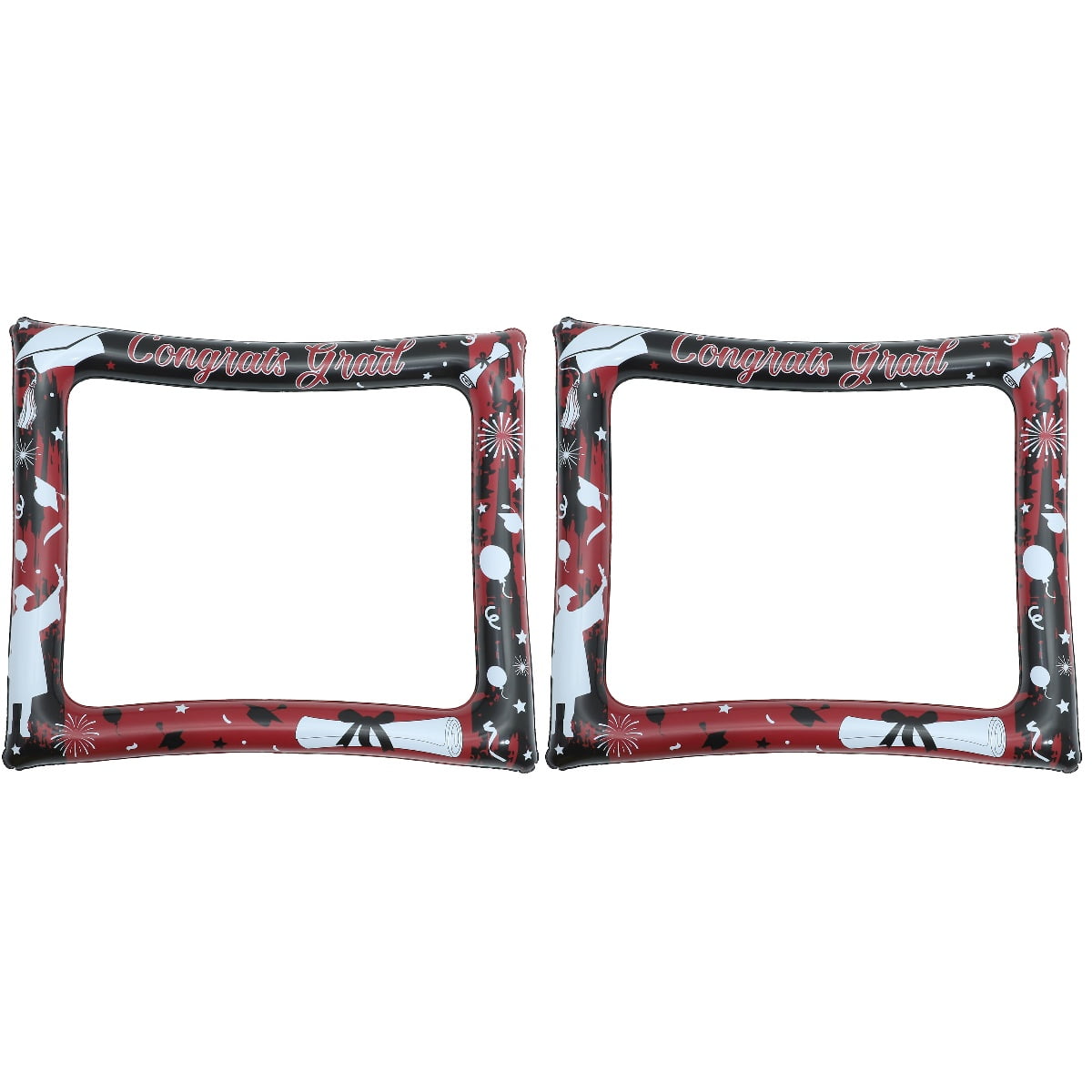 2 PCS Graduation Inflatable Photo Frame Party Favors 2024 Supplies