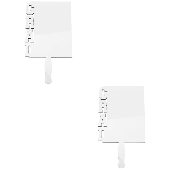 2 PCS Graduations Fan Photo Frame Great View of Photos Unique