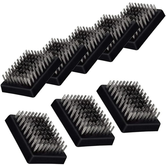 8 PCS Grill Accessories Replacement, YSTDHL Wire Bristle Free Grill Brush Cleaning Replaceable Heads for Grill Brush and Scraper, Griddle Barbecue BBQ Cleaner Refill, Griller Choice, 3.3" x 2.5"