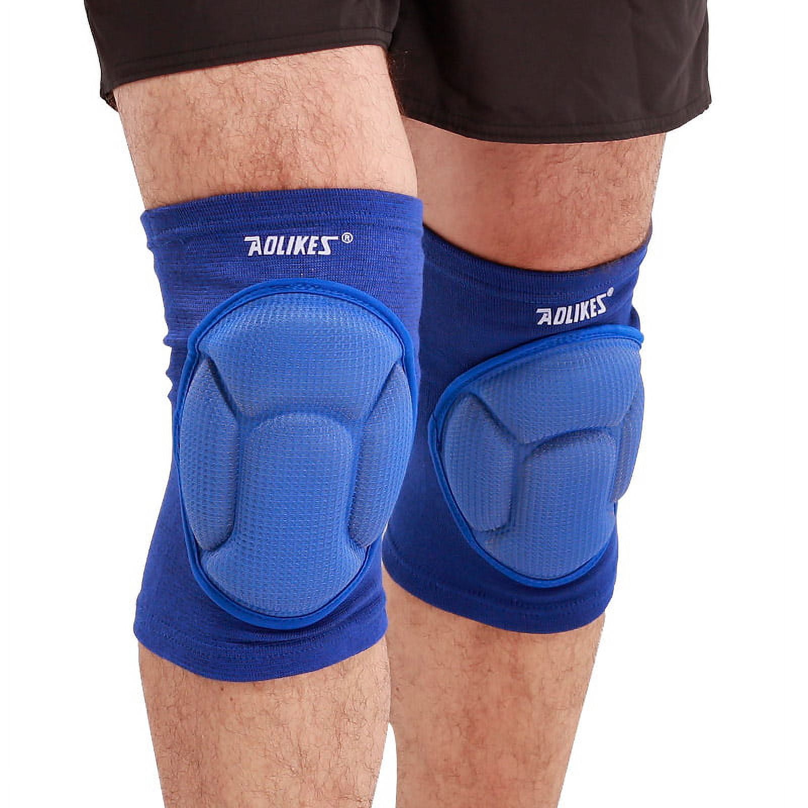 2 PCS Gym Sport Football Shockproof Knee Cap Pad Protector Support Brace