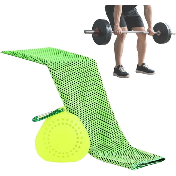 2 PCS Gym Towels Soft Breathable Wraps Rags | Breathable Chilly Sports Towel for Yoga Pilates Fitness Exercise Running Cycling Sports Golf Tennis Hiking Camping Beach