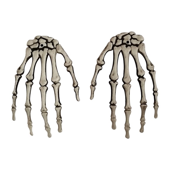 2 PCS Halloween Hands Halloween Witch Hands Hand Skeleton Model