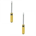 thumbnail image 1 of 2 PCS Hardware Tools PVC Handle Driver Metric Single Use Steel Flathead Screwdriver Daily tools Home essentials Utility tool, 1 of 4