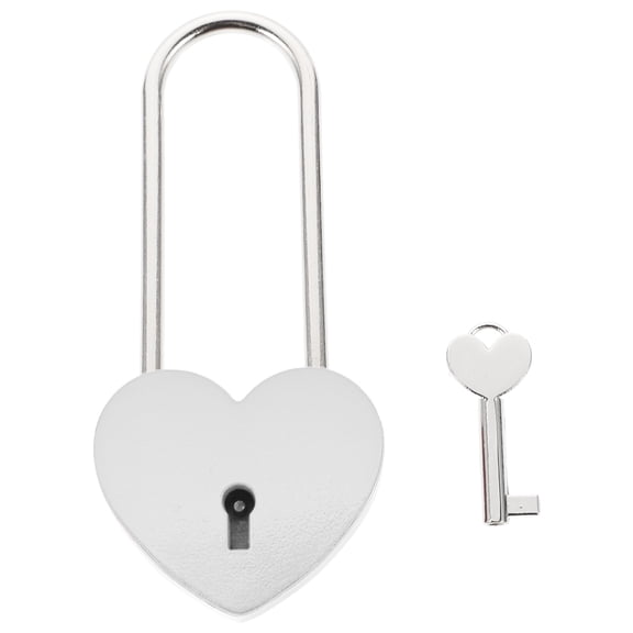2 PCS Heart Shaped Padlock Love Suitcase Birthday Gift