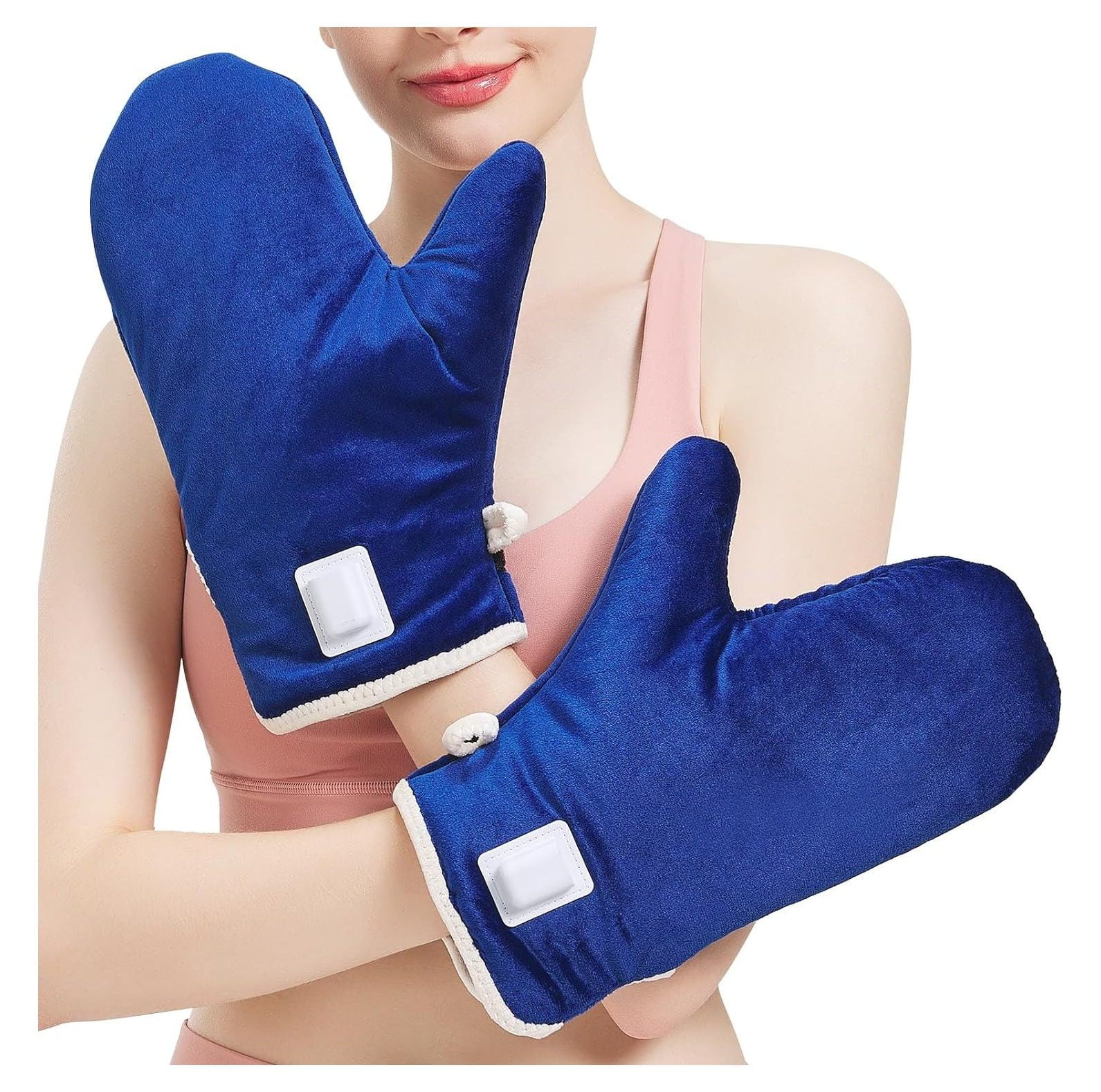 2 PCS Heated Gloves for Arthritis Hands Pain Relief, Hand Heating Pad