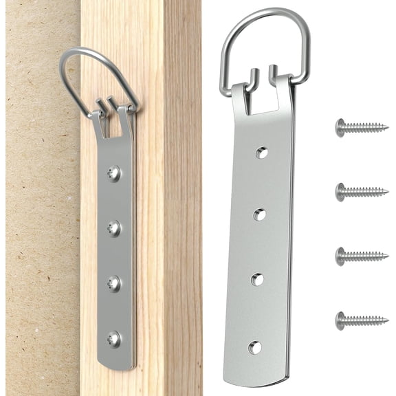 2 PCS Heavy Duty Picture Hangers Large D-Ring Hanger for Hanging Picture Photo Frame,Picture Hanging Kit