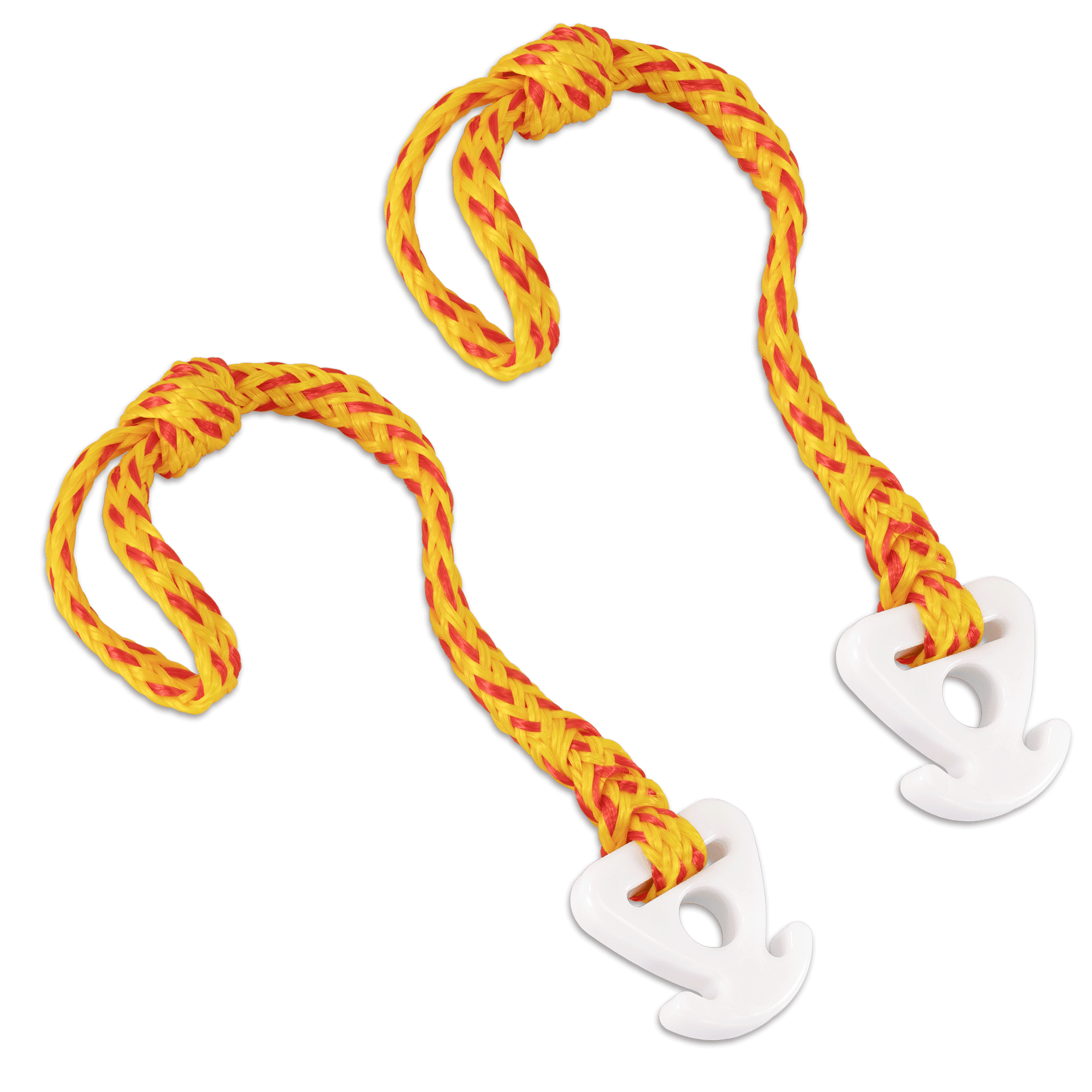 2 PCS HeavyDuty Towable Tube Connector Boat Rope for Tubing, Skiing, and Wakeboarding with