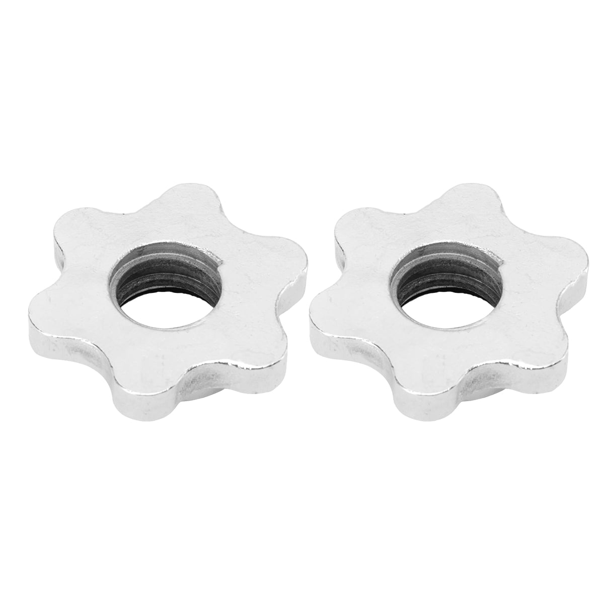 RSYHVG 4 PCS Dumbbell Clips,Anti-Slip Barbell Clips Barbell Collars Hex Dumbbell Screw Ends, Barbell Clips Dumbbell Hex Nut Barbell Spin-Lock Collars