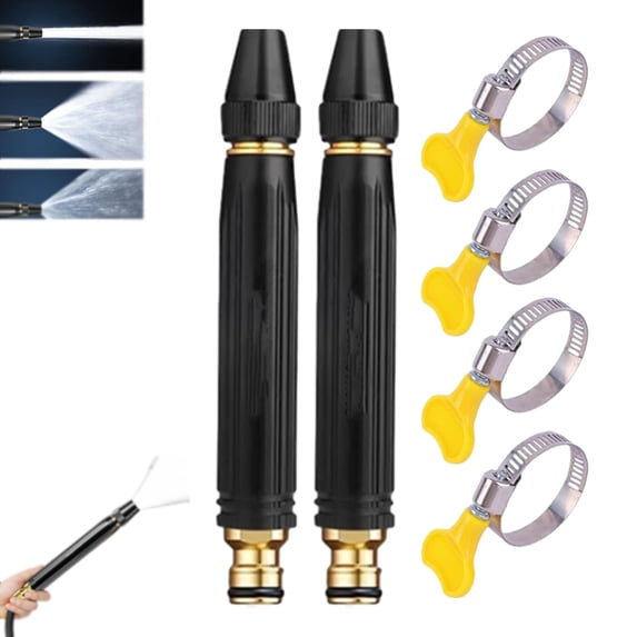2 PCS High-Pressure Car Wash Water Gun, Upgraded Car Wash Water Gun Garden Hose Sprayer, Adjustable Spray Patterns, for Watering Plants, and Car Washing