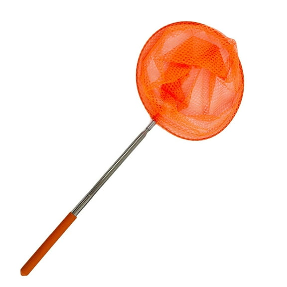 2 PCS Hot Tub Skimmer Spa Net with 12" Aluminum Pole Ultra Fine Mesh Net Handy Leaf Skimmer for Small Above Ground Pools Pick Up Fine Debris Lightweight Net (Orange)