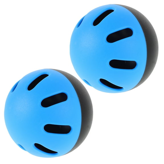 2 PCS Indoor Baseball Practice Set with Double-Layer Turntable and Hole for Kids Training