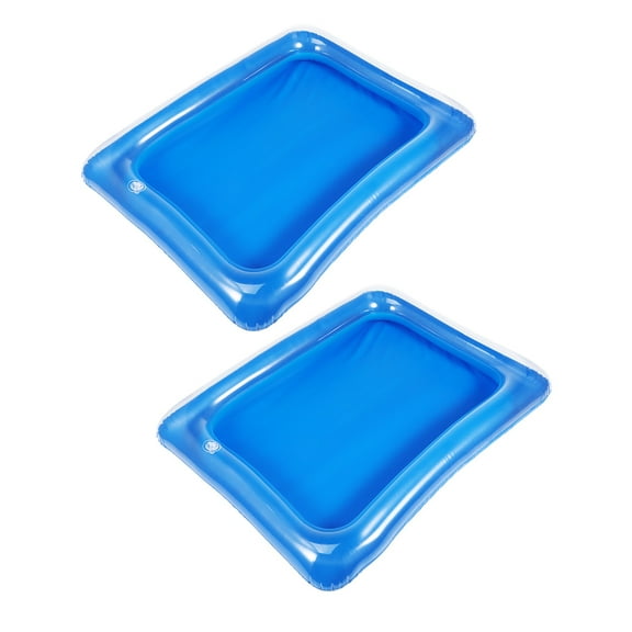 OFFIGAM Inflatable Serving Bar Blue PVC for Pool Parties Easy to Inflate